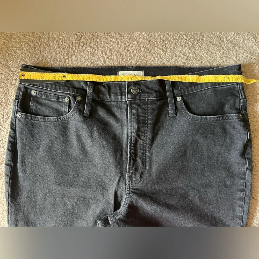 Madewell The Perfect Vintage Flare Jean Black Sherborn Wash High Rise Sz 33
